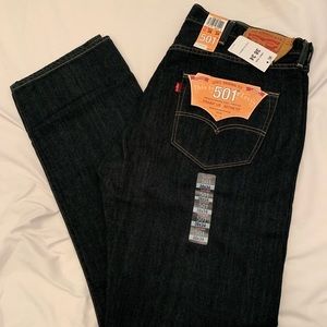 Levis 501 button fly 38x34
